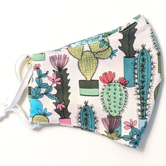 High Quality Face Masks in Cactus Print - Picture 6 of 6